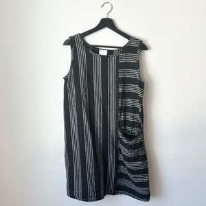 Sarah Sue Linen Striped Dress
